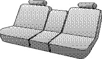 2010 Ford F-150 Tweed - Front Bench