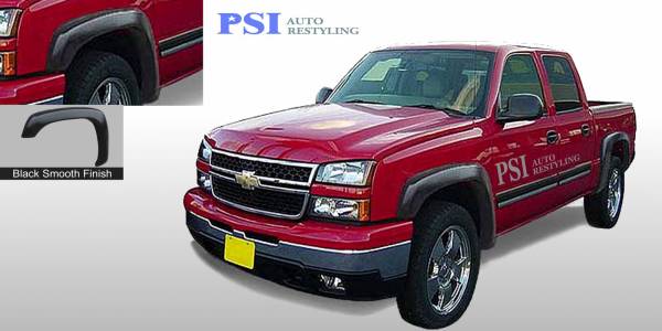 PSI - 2007 GMC Sierra 1500 CLASSIC Extension Style Smooth Fender Flares