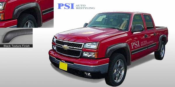 PSI - 2007 GMC Sierra 3500 CLASSIC Extension Style Textured Fender Flares