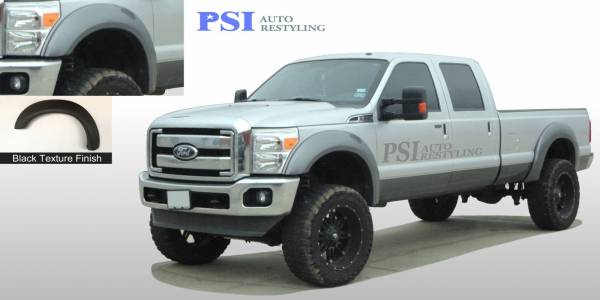 PSI - 2013 Ford F-350 Super Duty Extension Style Textured Fender Flares