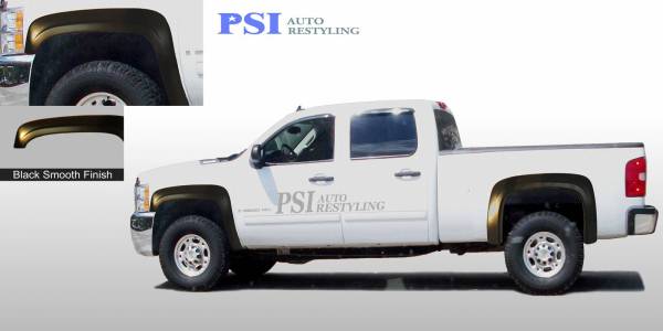 PSI - 2007 Chevrolet Silverado 1500 OEM Style Smooth Fender Flares