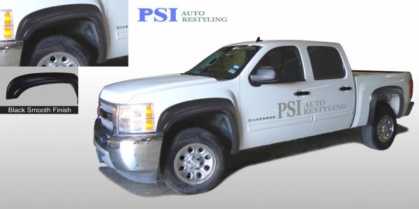 PSI - 2013 Chevrolet Silverado 1500 OEM Style Smooth Fender Flares