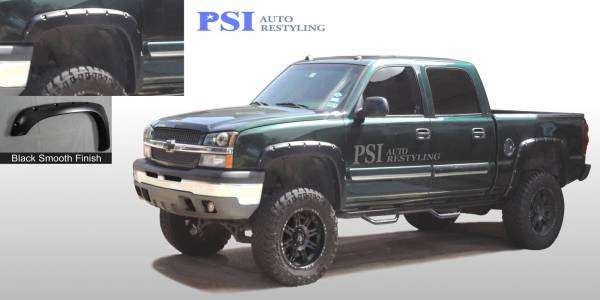 PSI - 2000 GMC Sierra 1500 Pocket Rivet Style Smooth Fender Flares