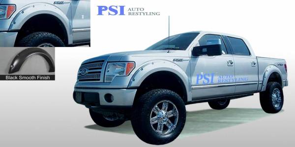 PSI - 2014 Ford F-150 Pocket Rivet Style Smooth Fender Flares