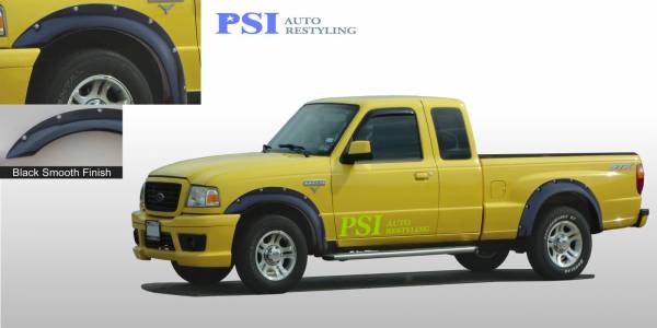 PSI - 2010 Ford Ranger Pocket Rivet Style Smooth Fender Flares