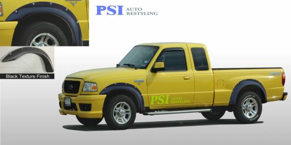 PSI - 2007 Ford Ranger Pocket Rivet Style Textured Fender Flares