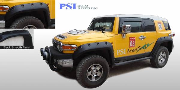 PSI - 2008 Toyota FJ Cruiser Pocket Rivet Style Smooth Fender Flares