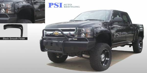PSI - 2007 Chevrolet Silverado 1500 Pocket Rivet Style Smooth Fender Flares