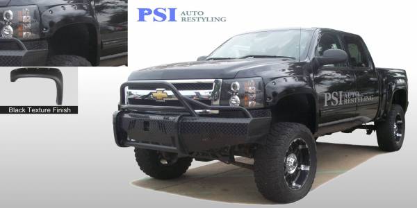 PSI - 2007 Chevrolet Silverado 1500 Pocket Rivet Style Textured Fender Flares