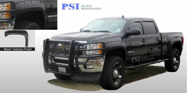 PSI - 2010 Chevrolet Silverado 1500 Pocket Rivet Style Textured Fender Flares