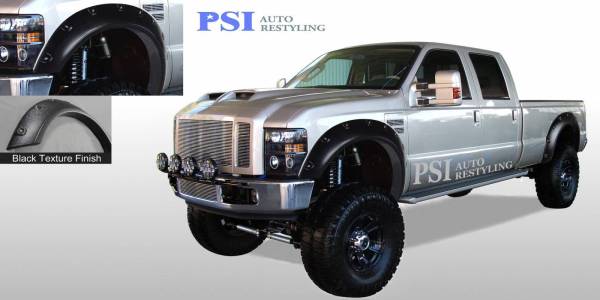 PSI - 2009 Ford F-250 Super Duty Pop-Out Style Textured Fender Flares