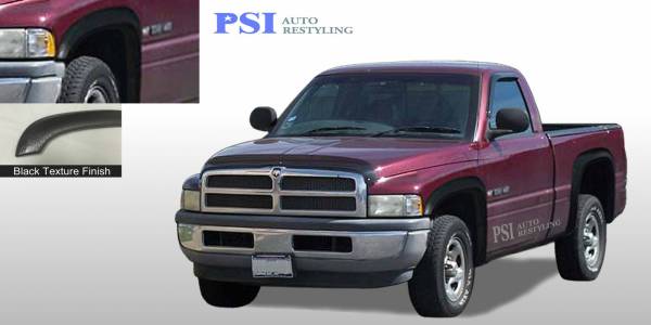 PSI - 1996 Dodge RAM 1500 Rugged Style Textured Fender Flares