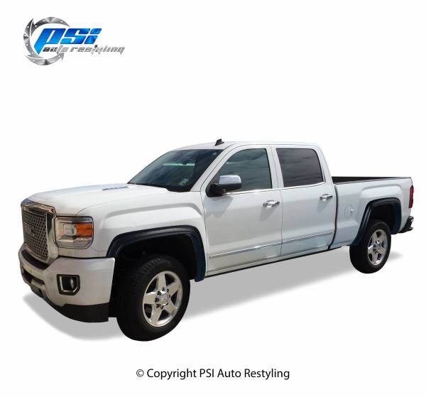 PSI - 2015 GMC Sierra 2500 OEM Style Smooth Fender Flares