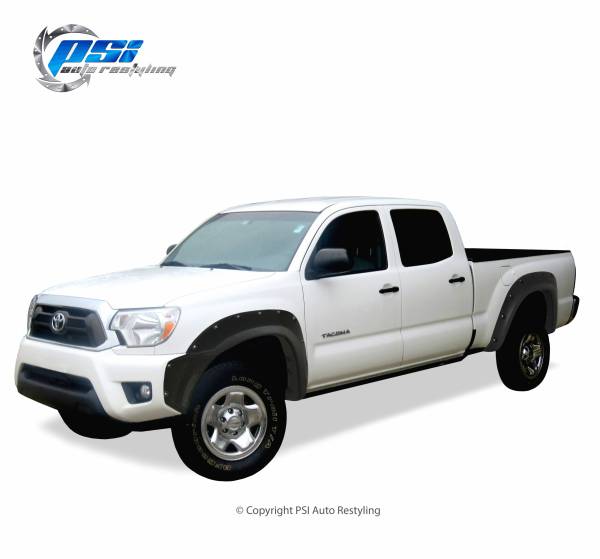 PSI - 2012 Toyota Tacoma Pocket Rivet Style Textured Fender Flares
