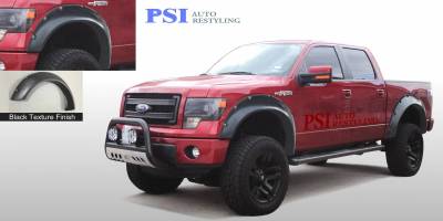 2009 Ford F-150 Cut Round Style Textured Fender Flares