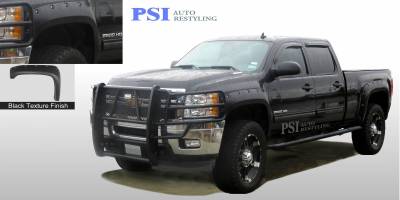 2007 Chevrolet Silverado 1500 Pocket Rivet Style Textured Fender Flares