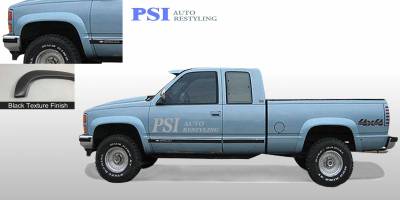 1990 Chevrolet C 1500 Rugged Style Textured Fender Flares