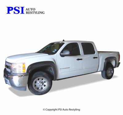 PSI - 2013 Chevrolet Silverado 1500 OEM Style Smooth Fender Flares - Image 4