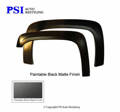 PSI - 2007 Chevrolet Silverado 1500 OEM Style Smooth Fender Flares - Image 2