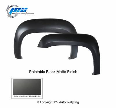 PSI - 2007 GMC Sierra 1500 OEM Style Smooth Fender Flares - Image 2