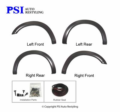 PSI - 2015 Dodge/RAM RAM 2500/ 2500 OEM Style Smooth Fender Flares - Image 2