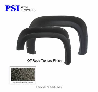PSI - 2013 GMC Sierra 1500 Pocket Rivet Style Textured Fender Flares - Image 2