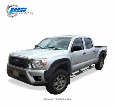 2013 Toyota Tacoma Pocket Rivet Style Smooth Fender Flares