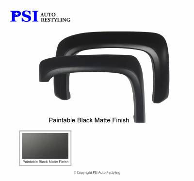 PSI - 2009 Chevrolet Silverado 1500 Extension Style Smooth Fender Flares - Image 3